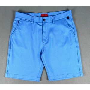 Halsey Shorts Mens 34 Blue Breakwater Sport Performance Golf Lifestyle Luxury